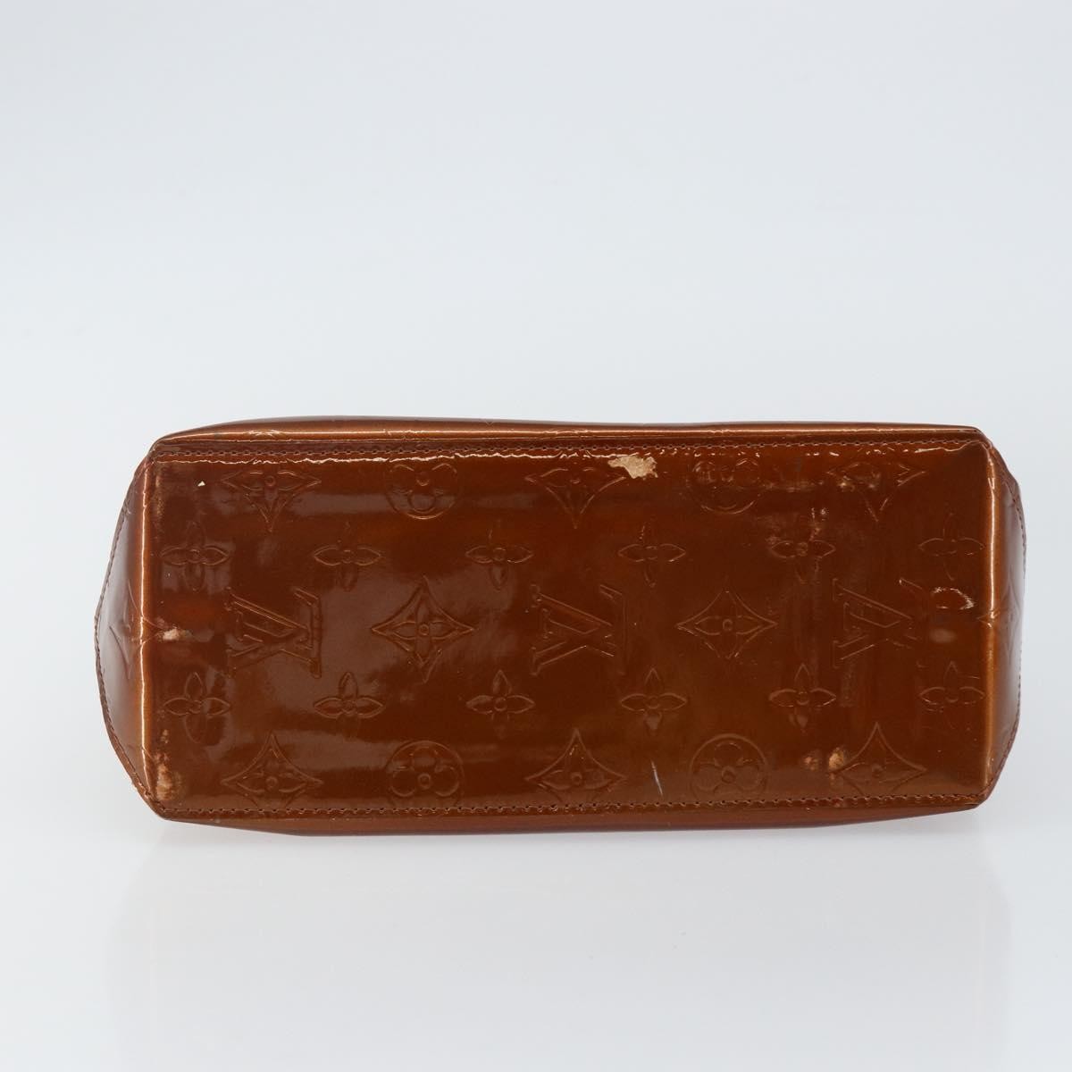 Louis Vuitton Reade Handbag Monogram Vernis Brown Patent_Leather Handbag