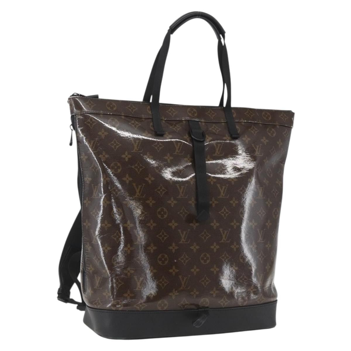 Louis Vuitton Zipped Tote Limited Edition Monogram Glaze Canvas Brown Canvas Tote Bag