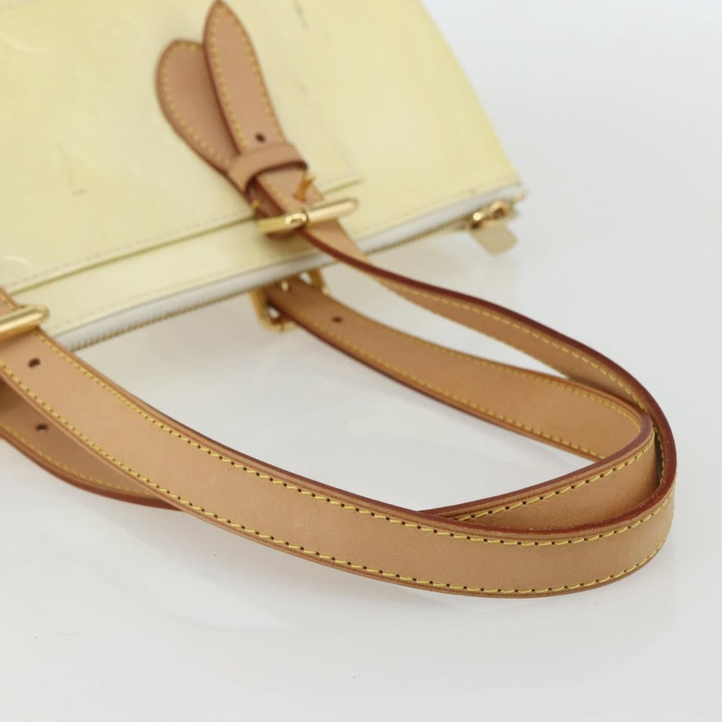 Louis Vuitton Rosewood Avenue Handbag Monogram Vernis Yellow Patent_Leather Handbag
