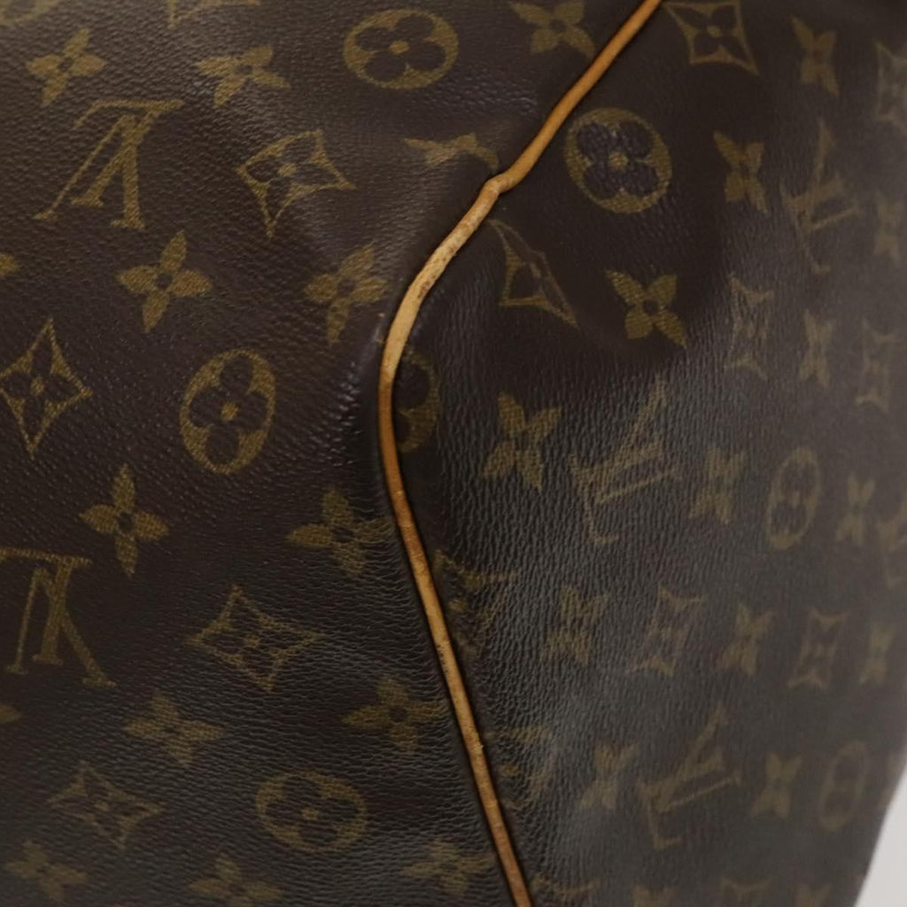 Louis Vuitton Keepall Bag Monogram Canvas Brown Canvas Travel Bag