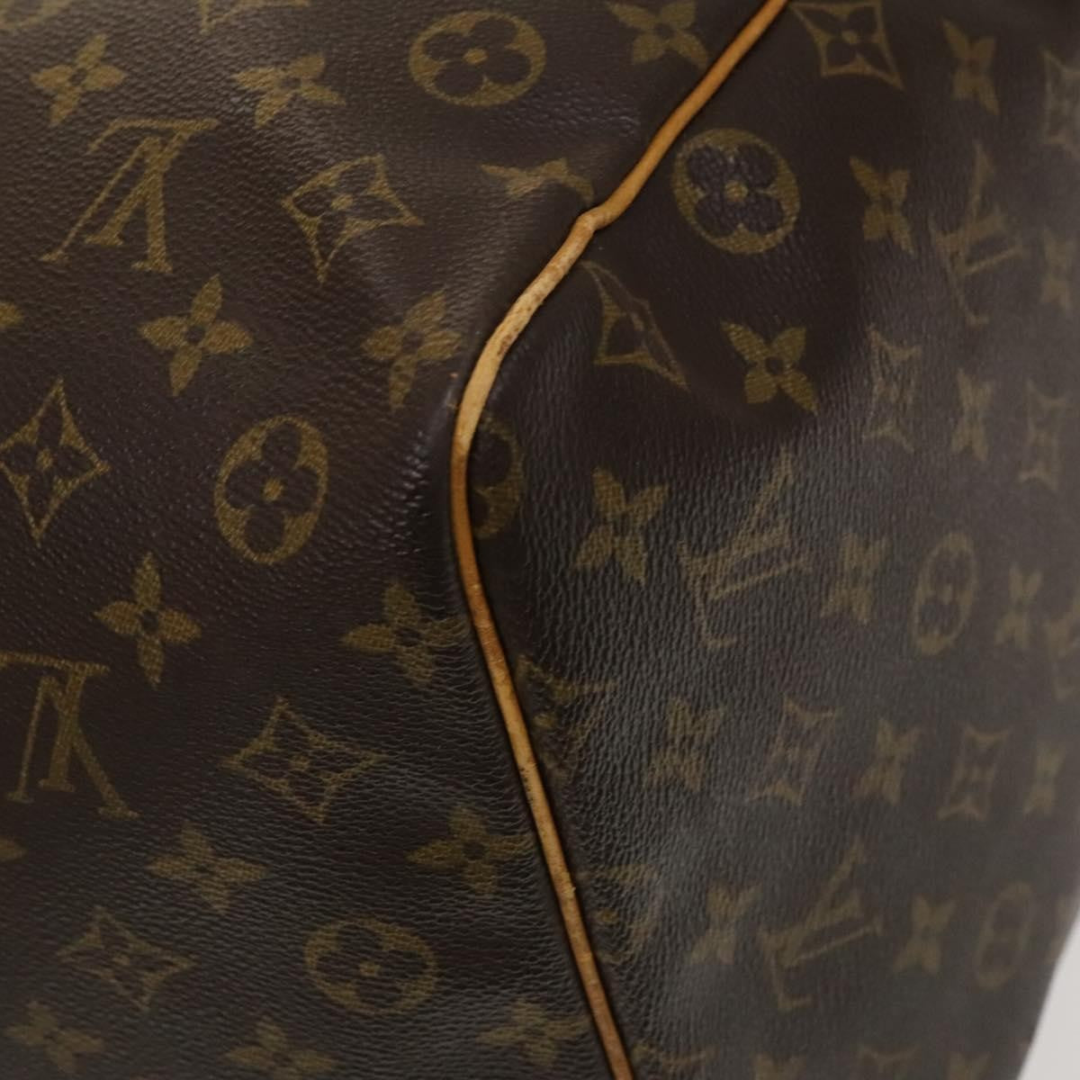 Louis Vuitton Keepall Bag Monogram Canvas Brown Canvas Travel Bag