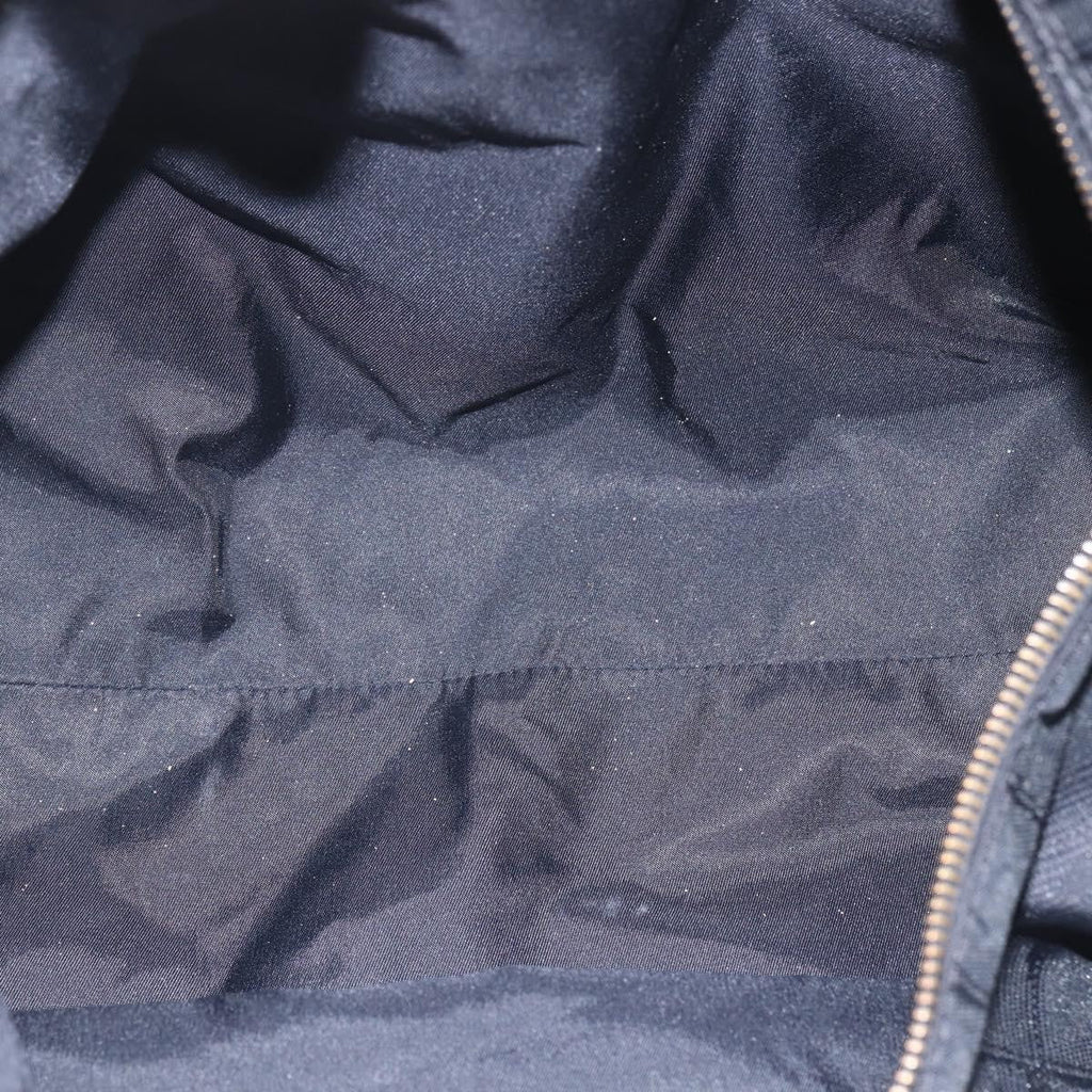 Chanel Travel Line Boston Bag Nylon Black Nylon Travel Bag Bag