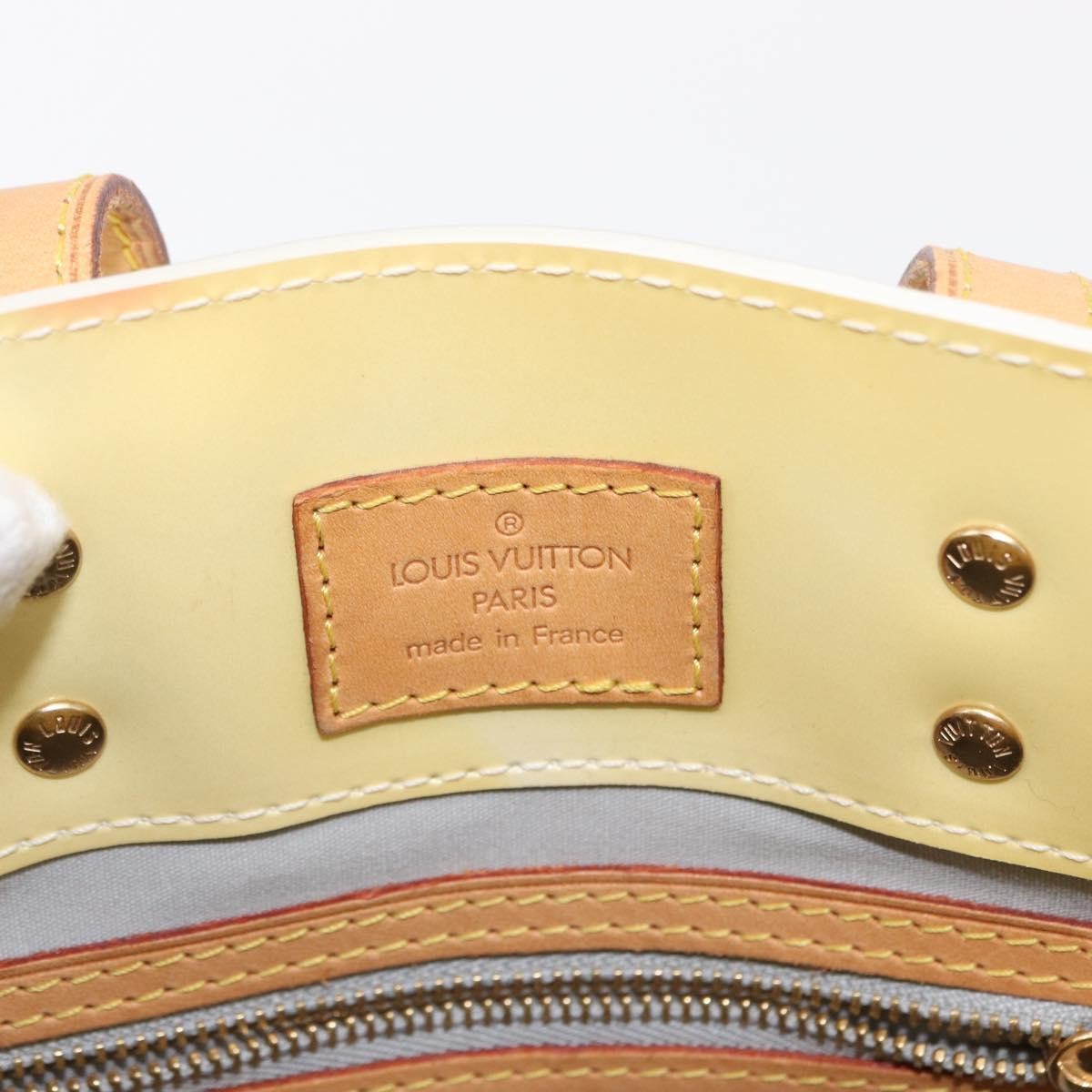 Louis Vuitton Reade Handbag Monogram Vernis Beige Patent_Leather Tote Bag