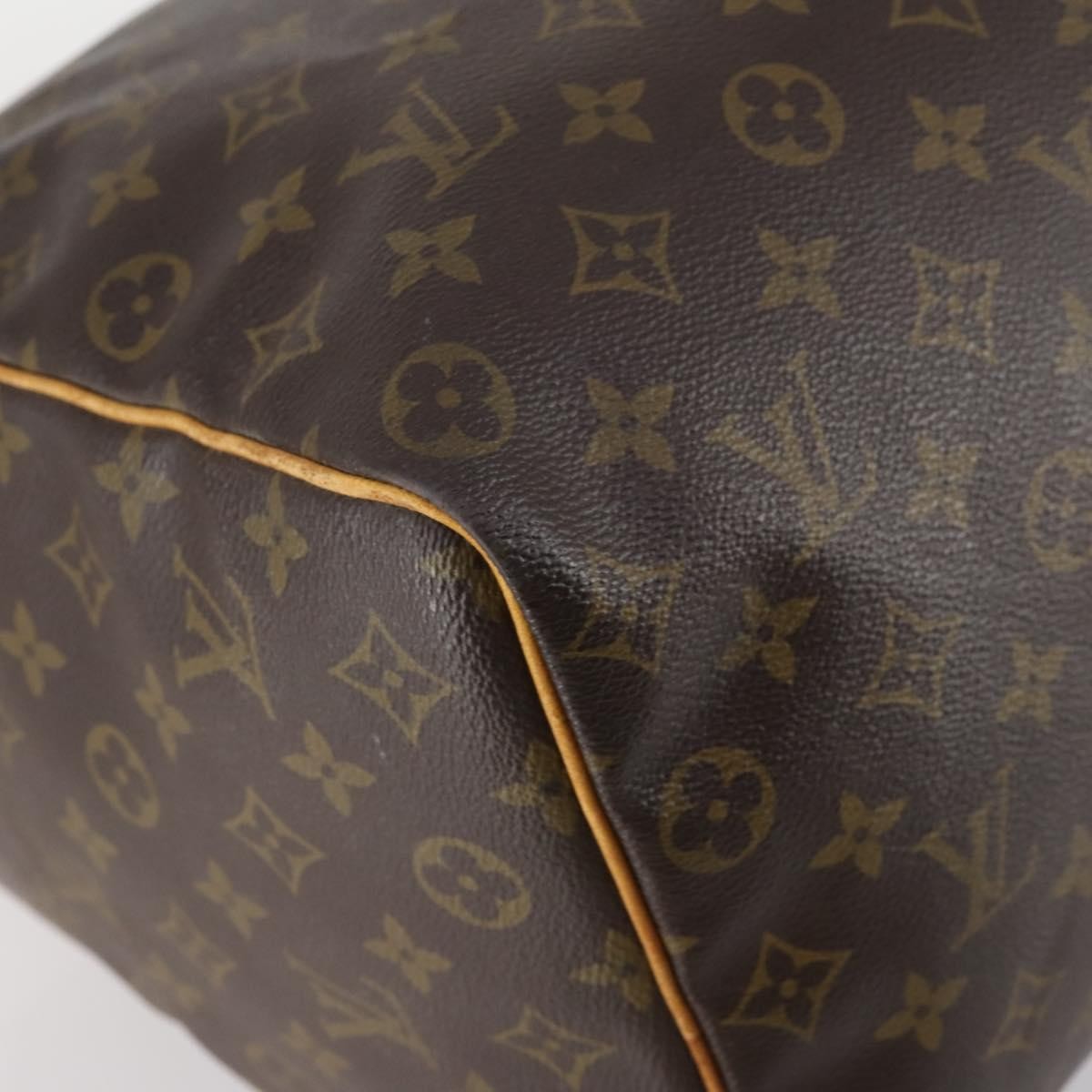 Louis Vuitton Keepall Bag Monogram Canvas Brown Canvas Travel Bag