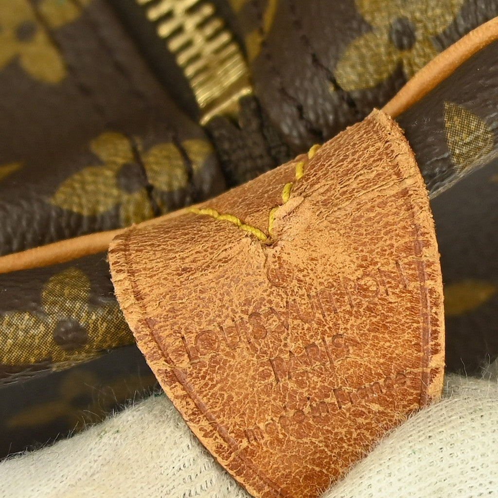 Louis Vuitton Keepall Bag Monogram Canvas Brown Canvas Travel Bag