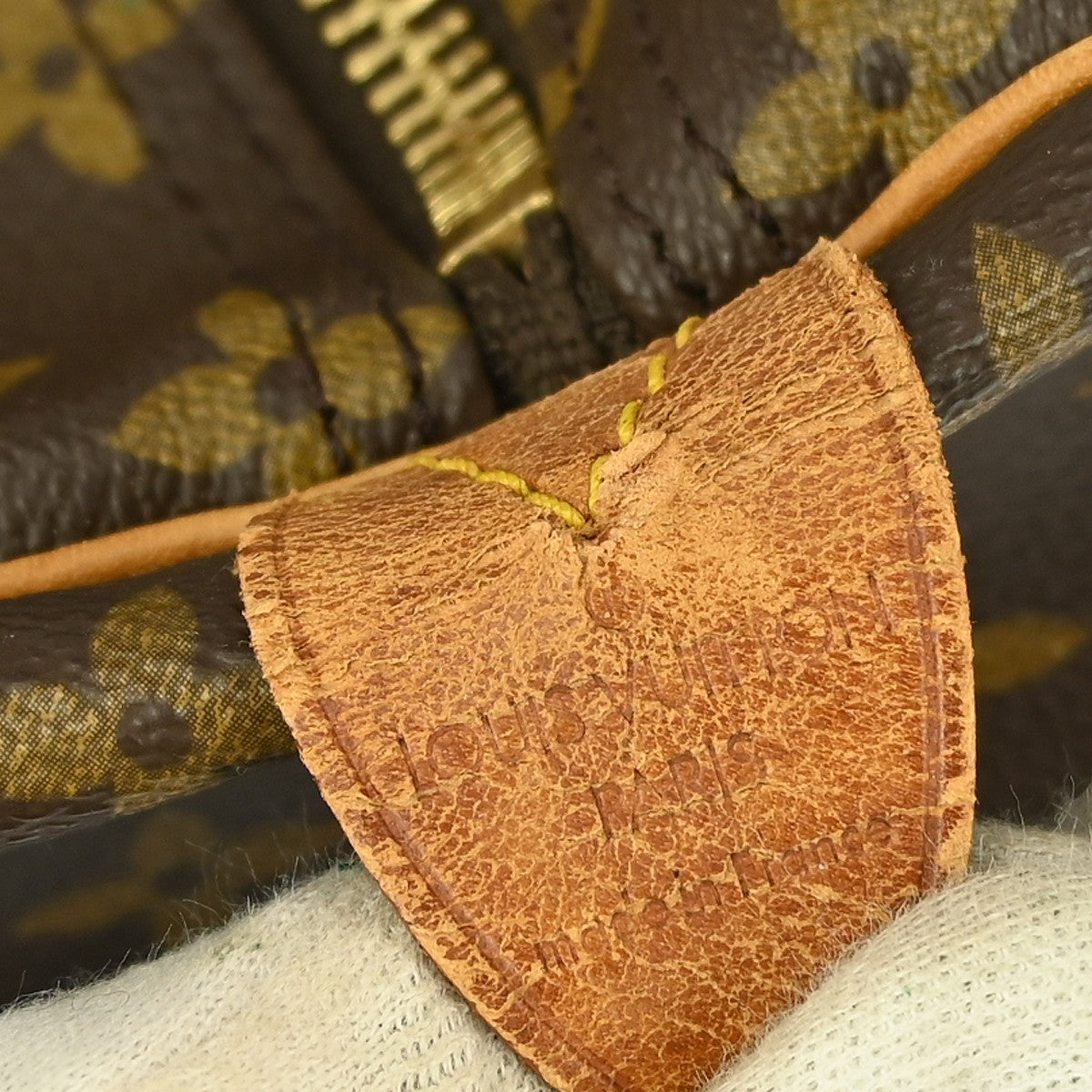 Louis Vuitton Keepall Bag Monogram Canvas Brown Canvas Travel Bag