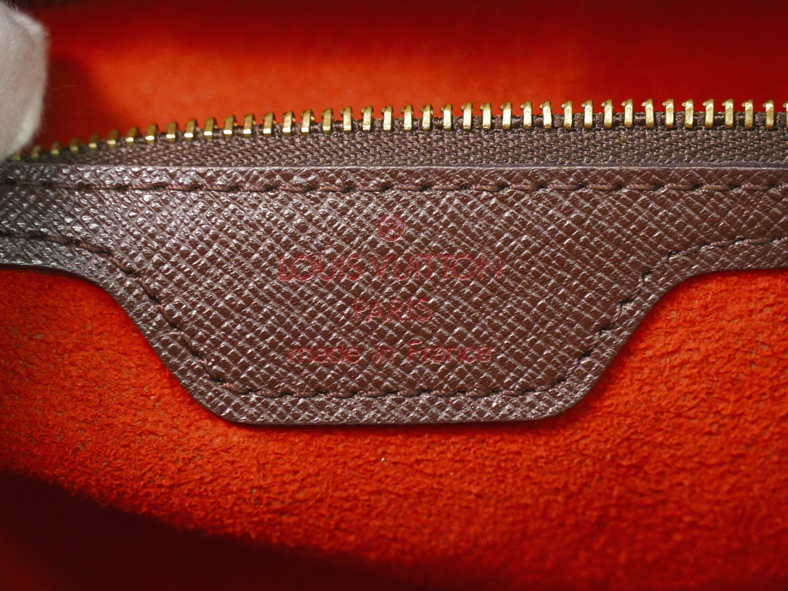Louis Vuitton Triana Bag Damier Brown Canvas Handbag