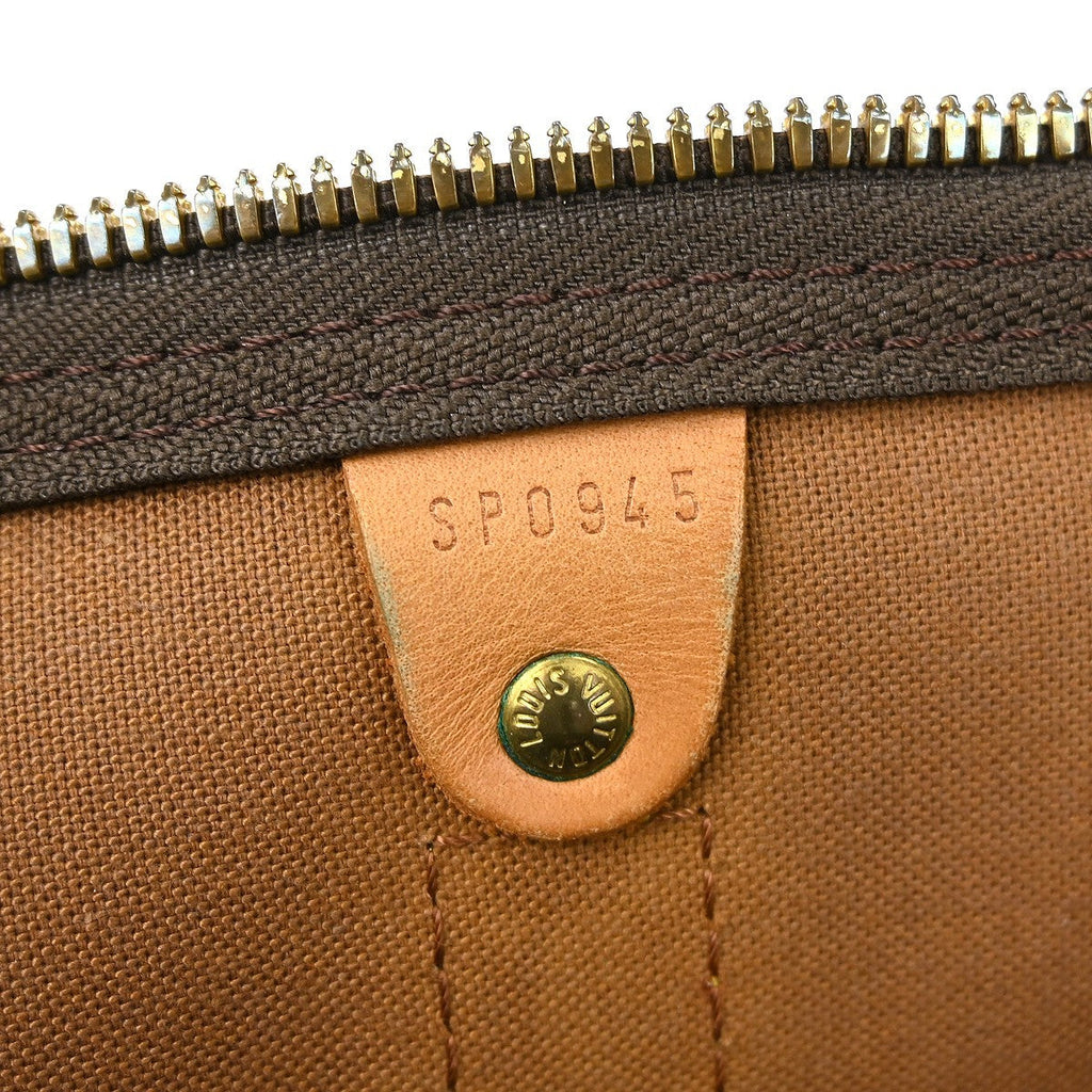 Louis Vuitton Keepall Bag Monogram Canvas Brown Canvas Travel Bag