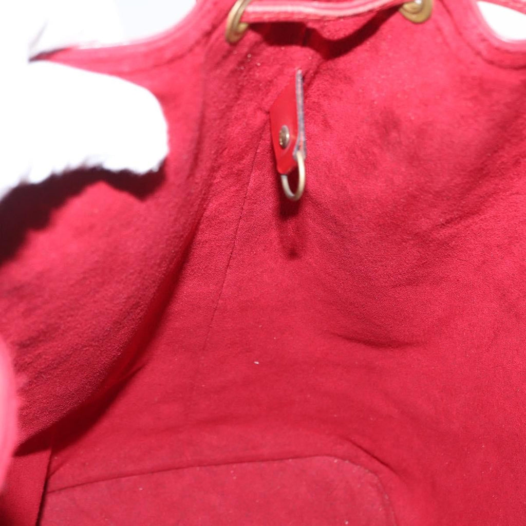 Louis Vuitton Petit Noe Nm Handbag Epi Leather Red Leather Shoulder Bag