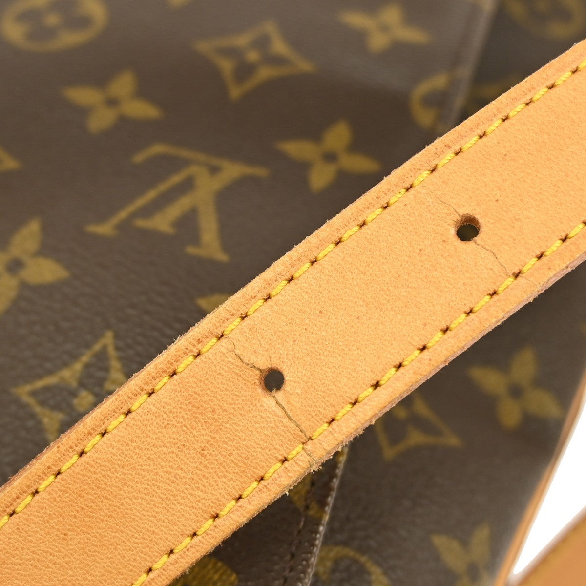 Louis Vuitton Musette Handbag Monogram Canvas Brown Canvas Shoulder Bag