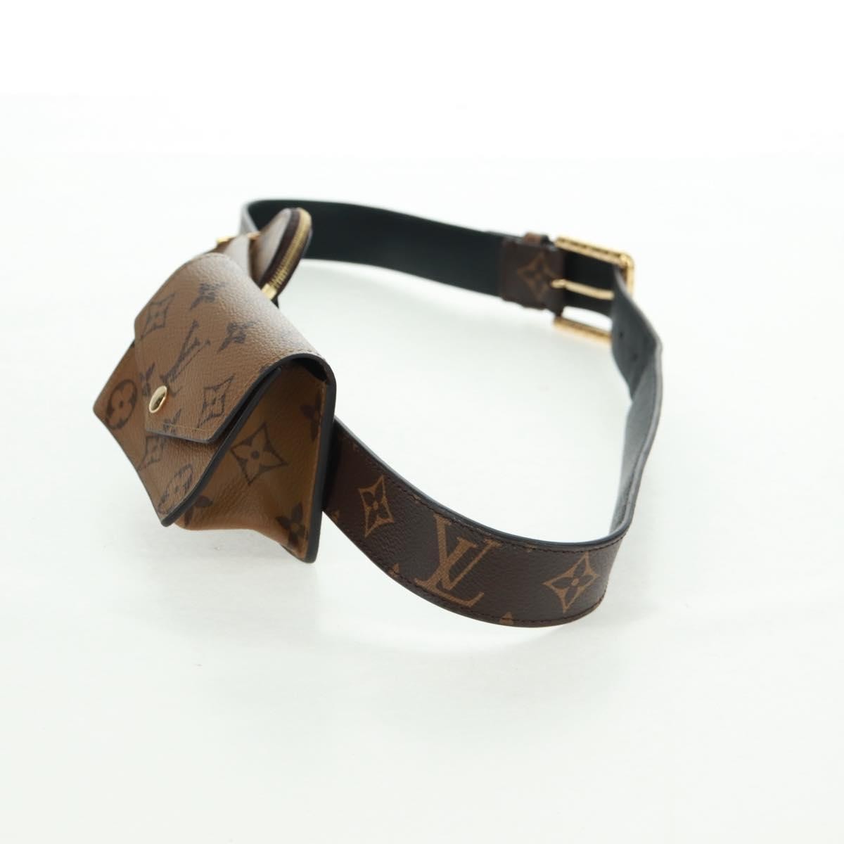 Louis Vuitton Daily Multi Pocket Belt Monogram Canvas Brown Canvas Wallets Accessory