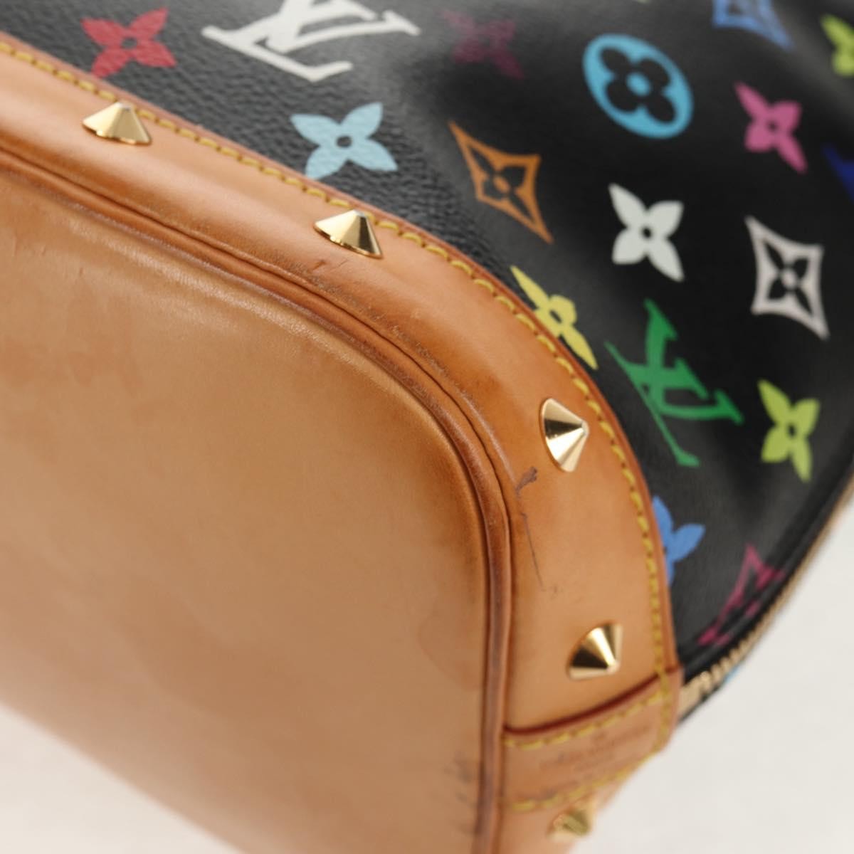 Louis Vuitton Alma Handbag Monogram Multicolor Multicolour Canvas Handbag