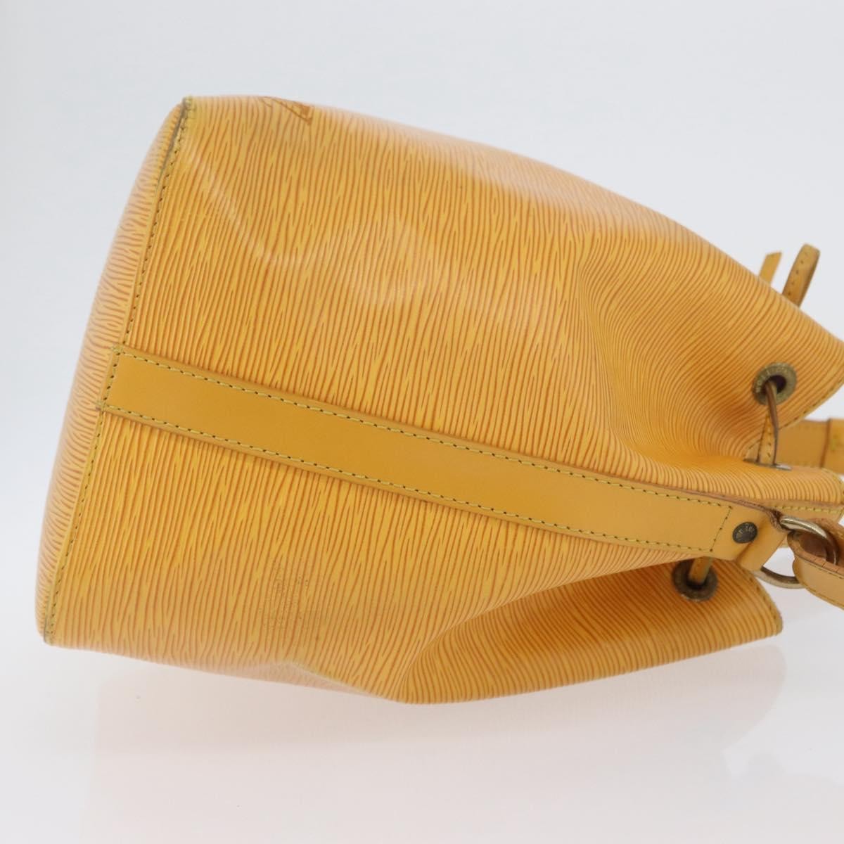 Louis Vuitton Petit Noe Handbag Epi Leather Yellow Leather Shoulder Bag