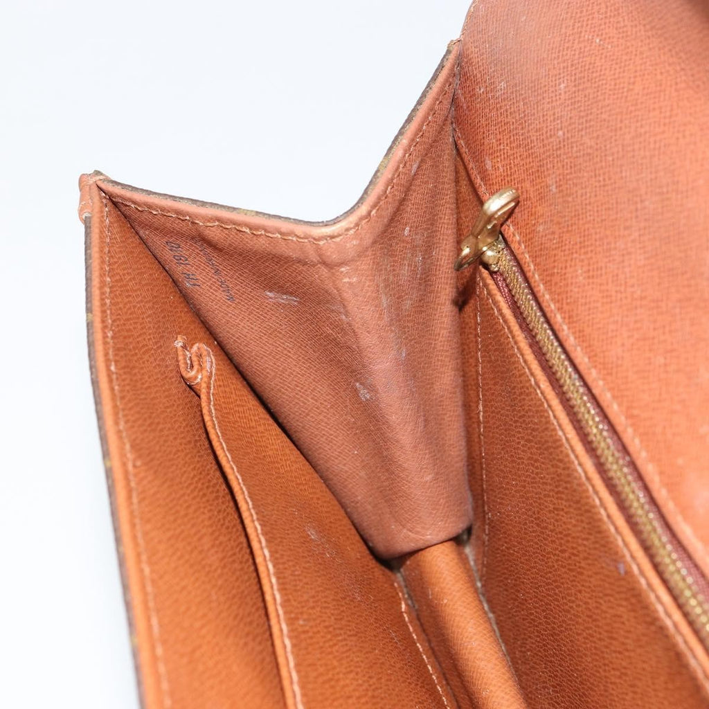 Louis Vuitton Dame Pochette Monogram Canvas Brown Canvas Clutche & Pouche Bag