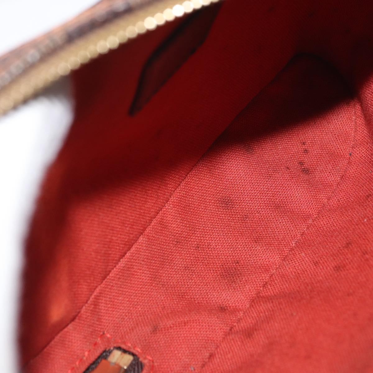 Louis Vuitton Geronimos Waist Bag Damier Brown Canvas Clutche & Pouche Bag