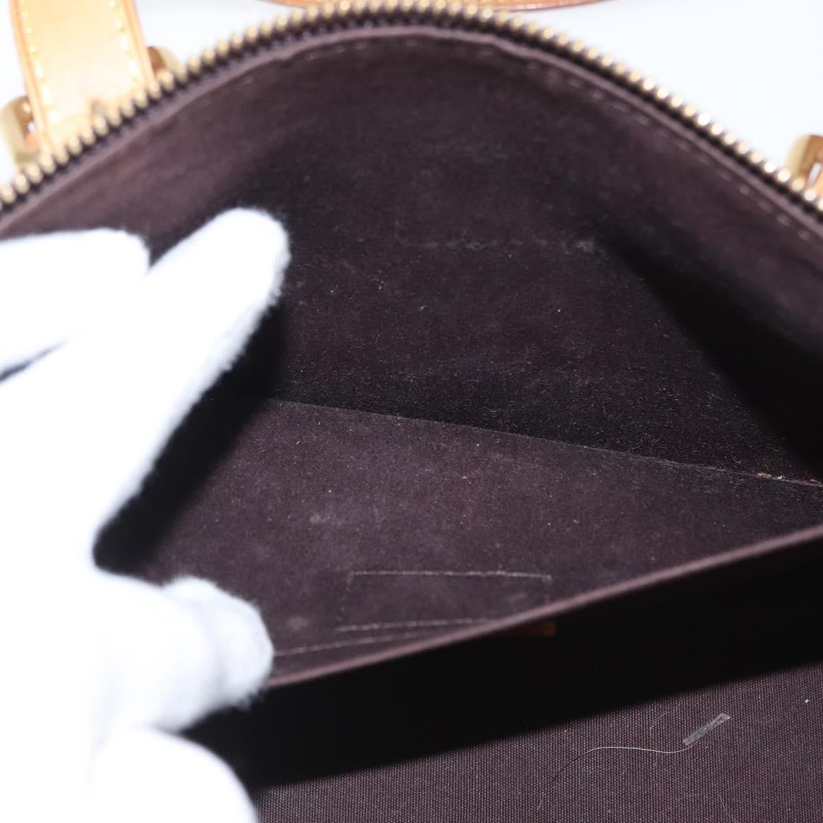Louis Vuitton Rosewood Avenue Handbag Monogram Vernis Purple Patent_Leather Shoulder Bag