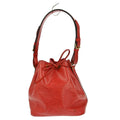 Louis Vuitton Petit Noe Handbag Epi Leather Red Leather Shoulder Bag