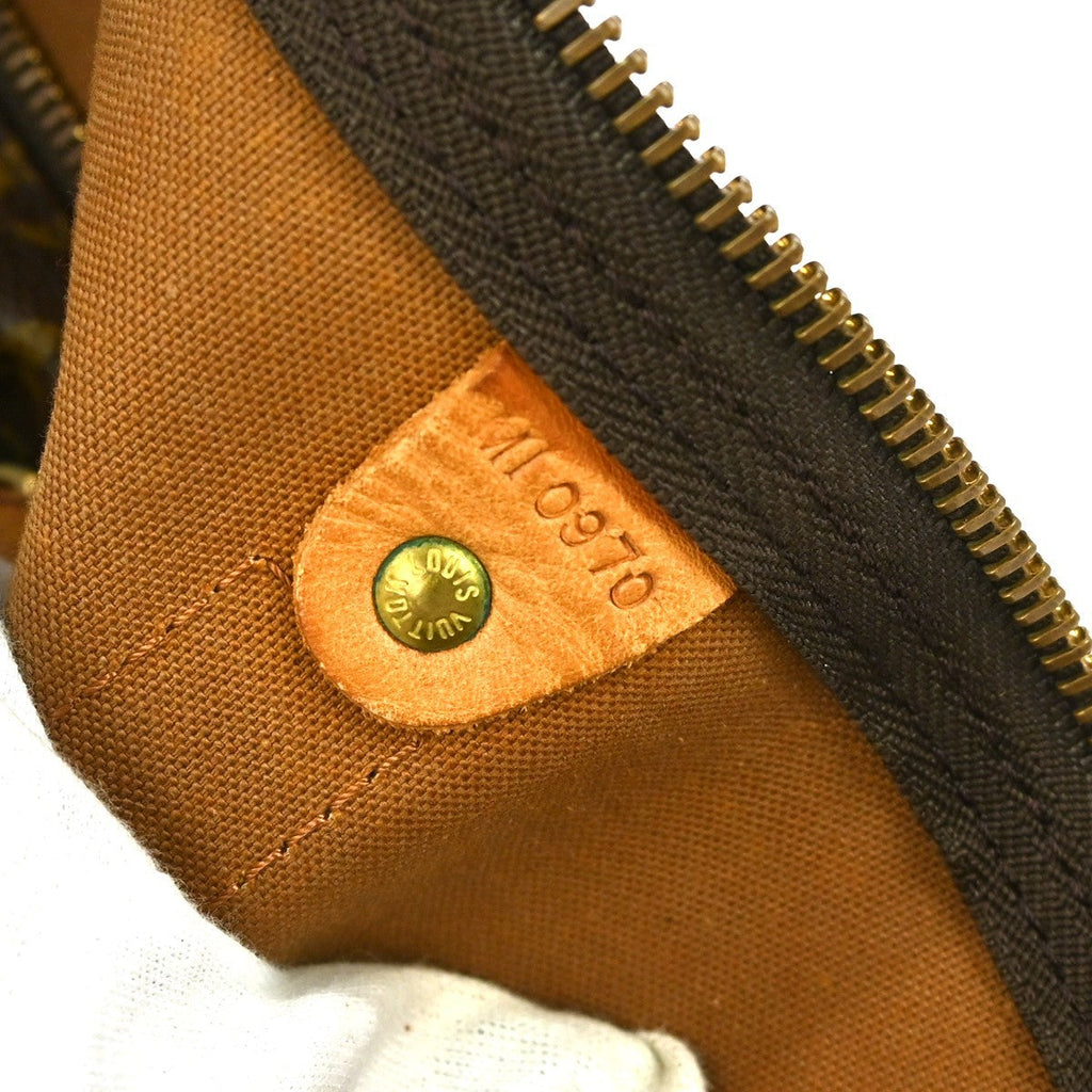 Louis Vuitton Keepall Bag Monogram Canvas Brown Canvas Travel Bag