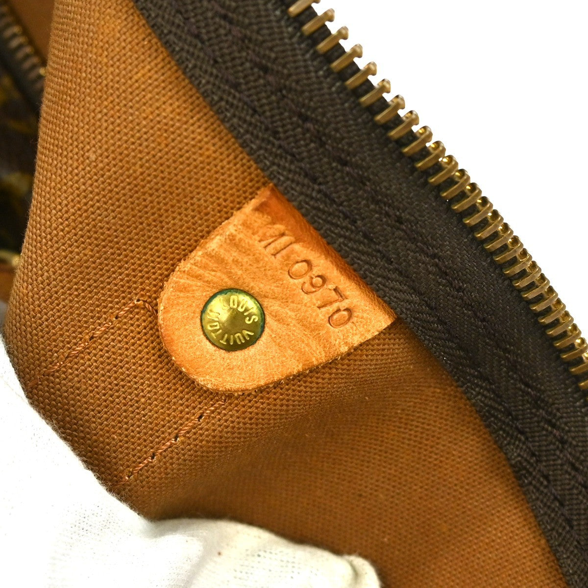 Louis Vuitton Keepall Bag Monogram Canvas Brown Canvas Travel Bag