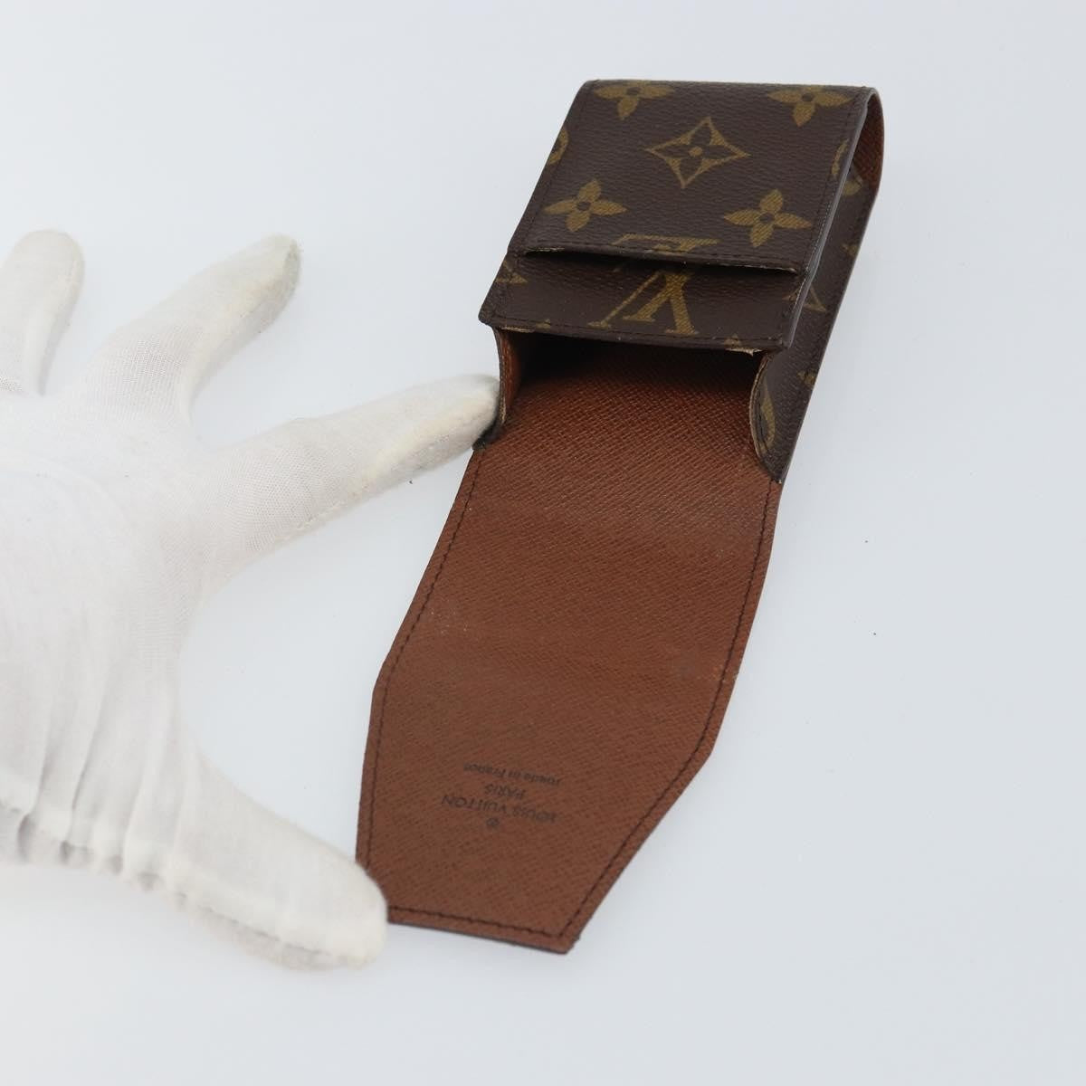 Louis Vuitton Etui Cigarette Case Monogram Canvas Brown Canvas Wallets Accessory