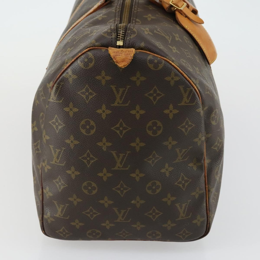 Louis Vuitton Keepall Bag Monogram Canvas Brown Canvas Travel Bag