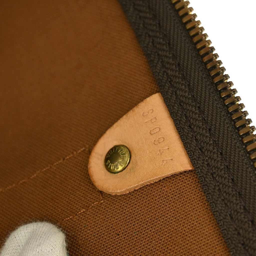 Louis Vuitton Keepall Bag Monogram Canvas Brown Canvas Travel Bag