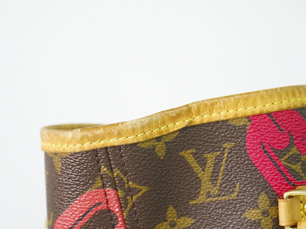 Louis Vuitton Neverfull Nm Tote Limited Edition Bay Monogram Canvas Brown Canvas Tote Bag