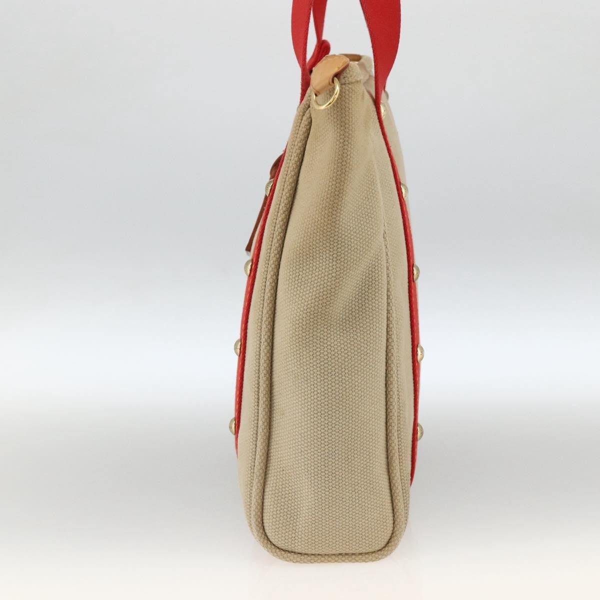 Louis Vuitton Antigua Tote Canvas Beige Canvas Tote Bag