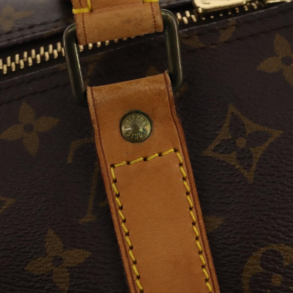 Louis Vuitton Keepall Bag Monogram Canvas Brown Canvas Travel Bag