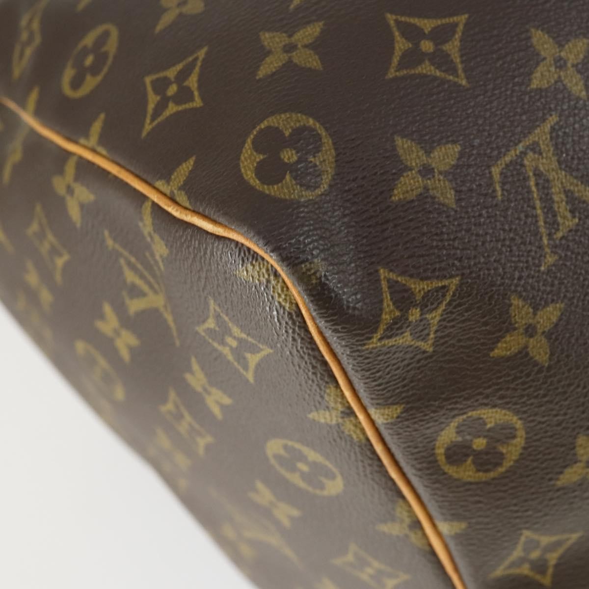 Louis Vuitton Keepall Bag Monogram Canvas Brown Canvas Travel Bag