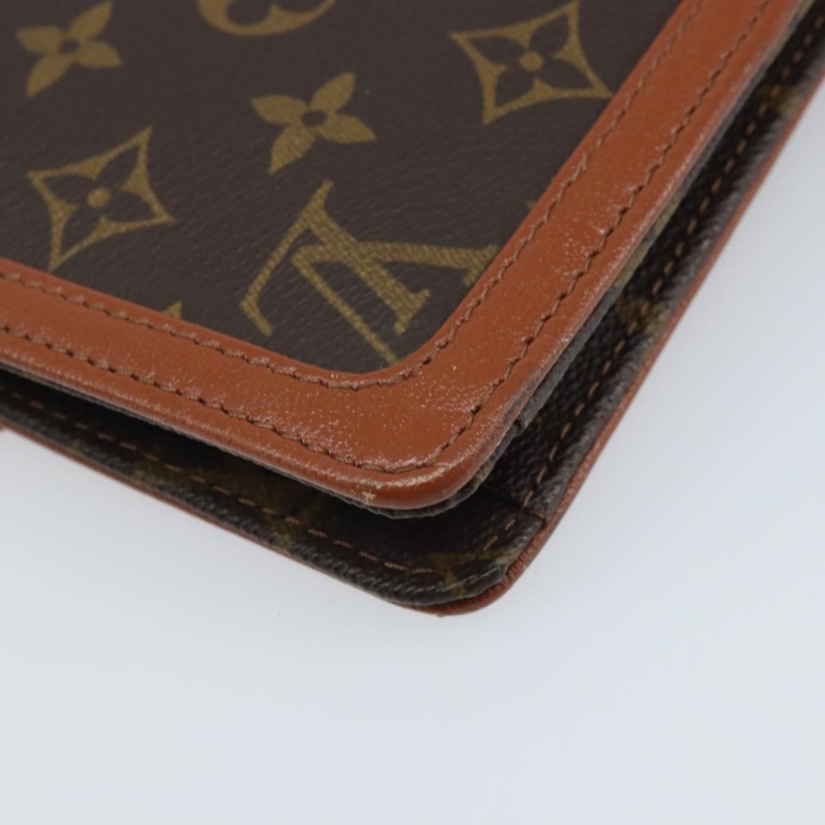 Louis Vuitton Dame Pochette Monogram Canvas Brown Canvas Clutche & Pouche Bag