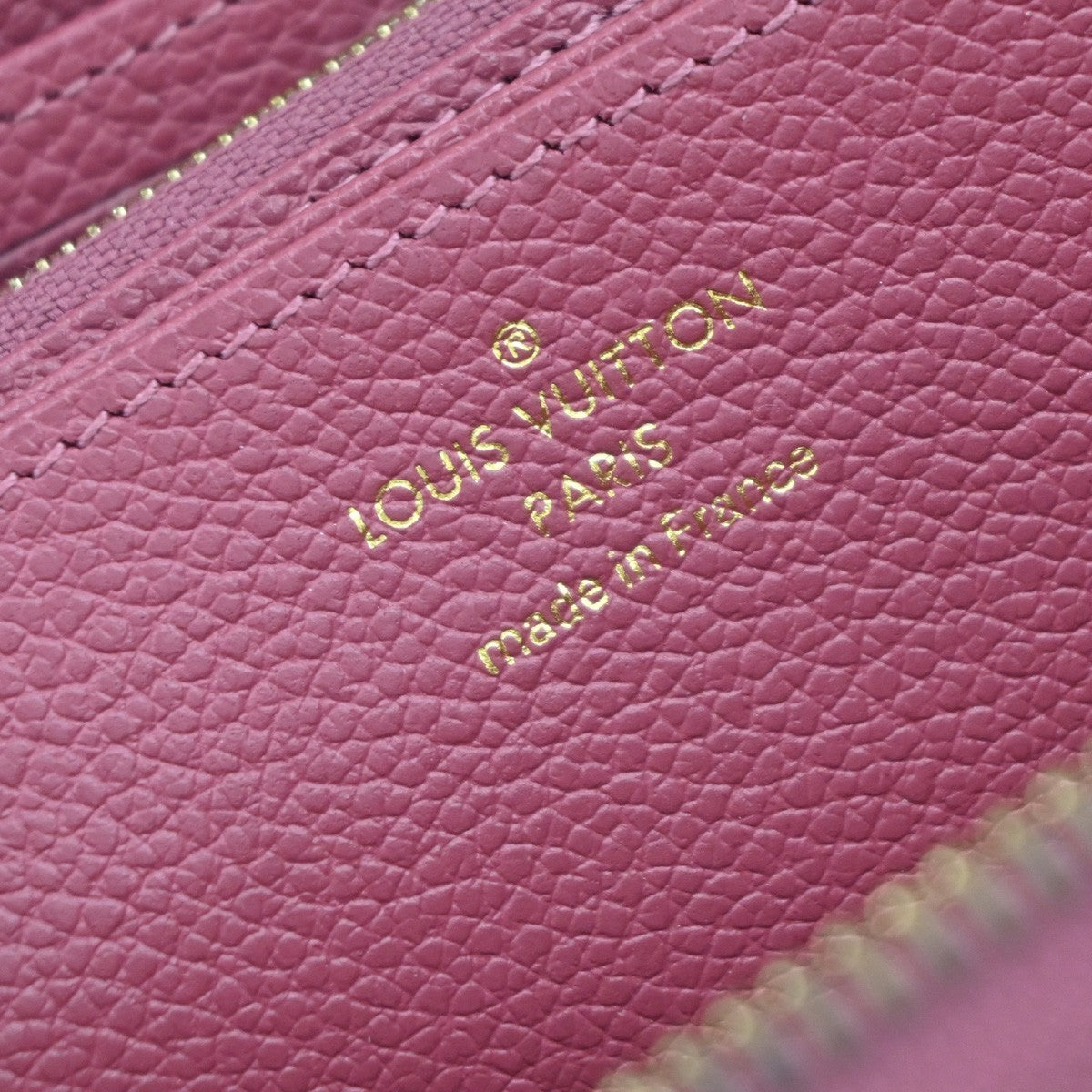 Louis Vuitton Portefeuille Zippy Monogramme Empreinte Monogramme Empreinte Purple Leather Wallets Accessory