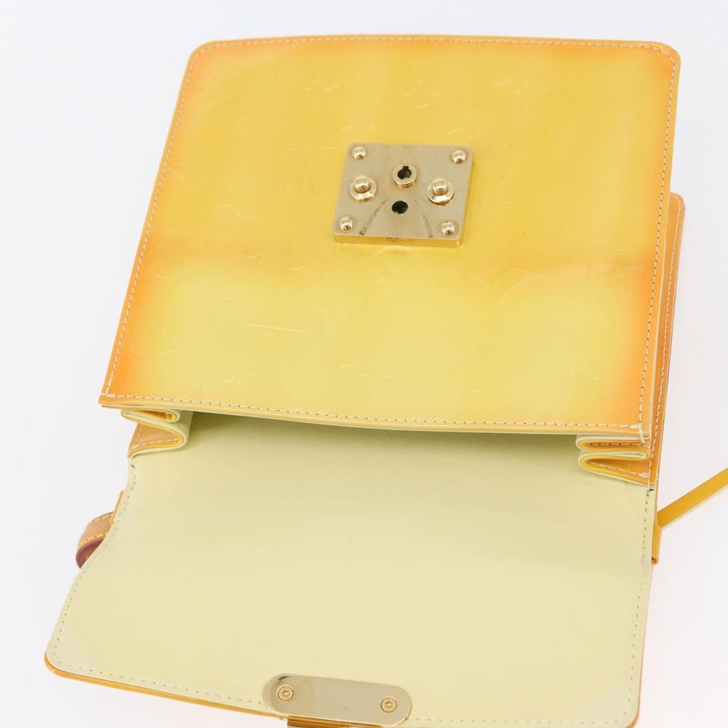 Louis Vuitton Spring Street Nm Handbag Patent Leather Yellow Patent_Leather Handbag