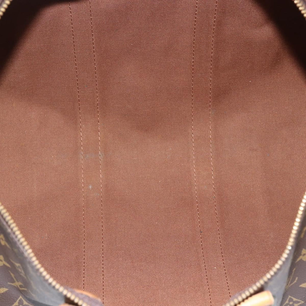 Louis Vuitton Keepall Bag Monogram Canvas Brown Canvas Travel Bag