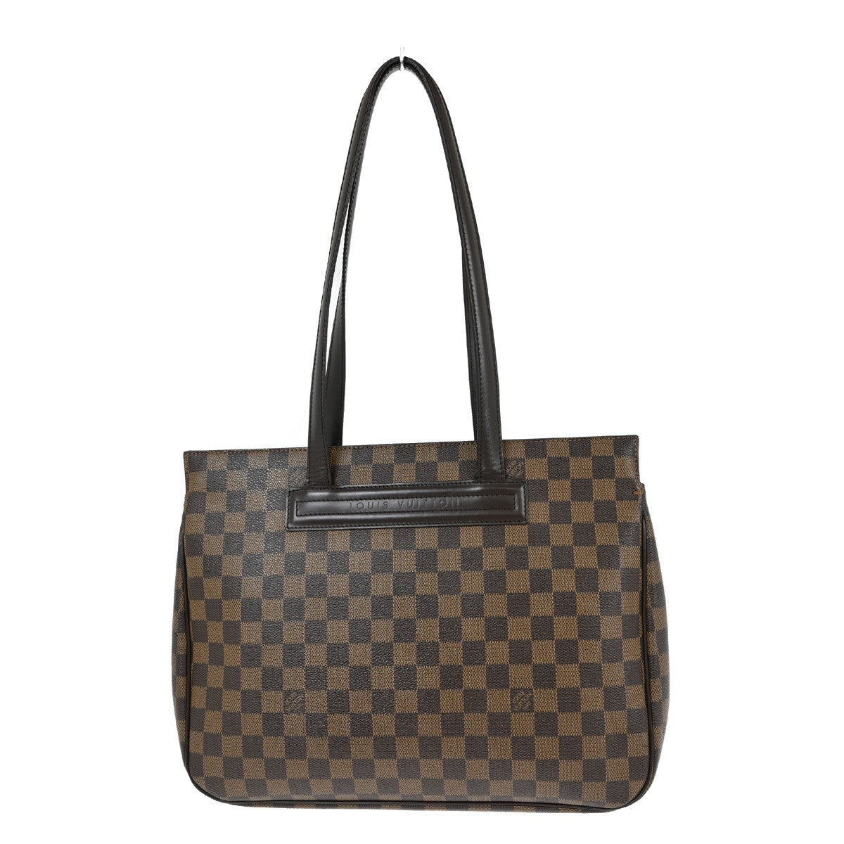 Louis Vuitton Parioli Handbag Damier Brown Canvas Tote Bag