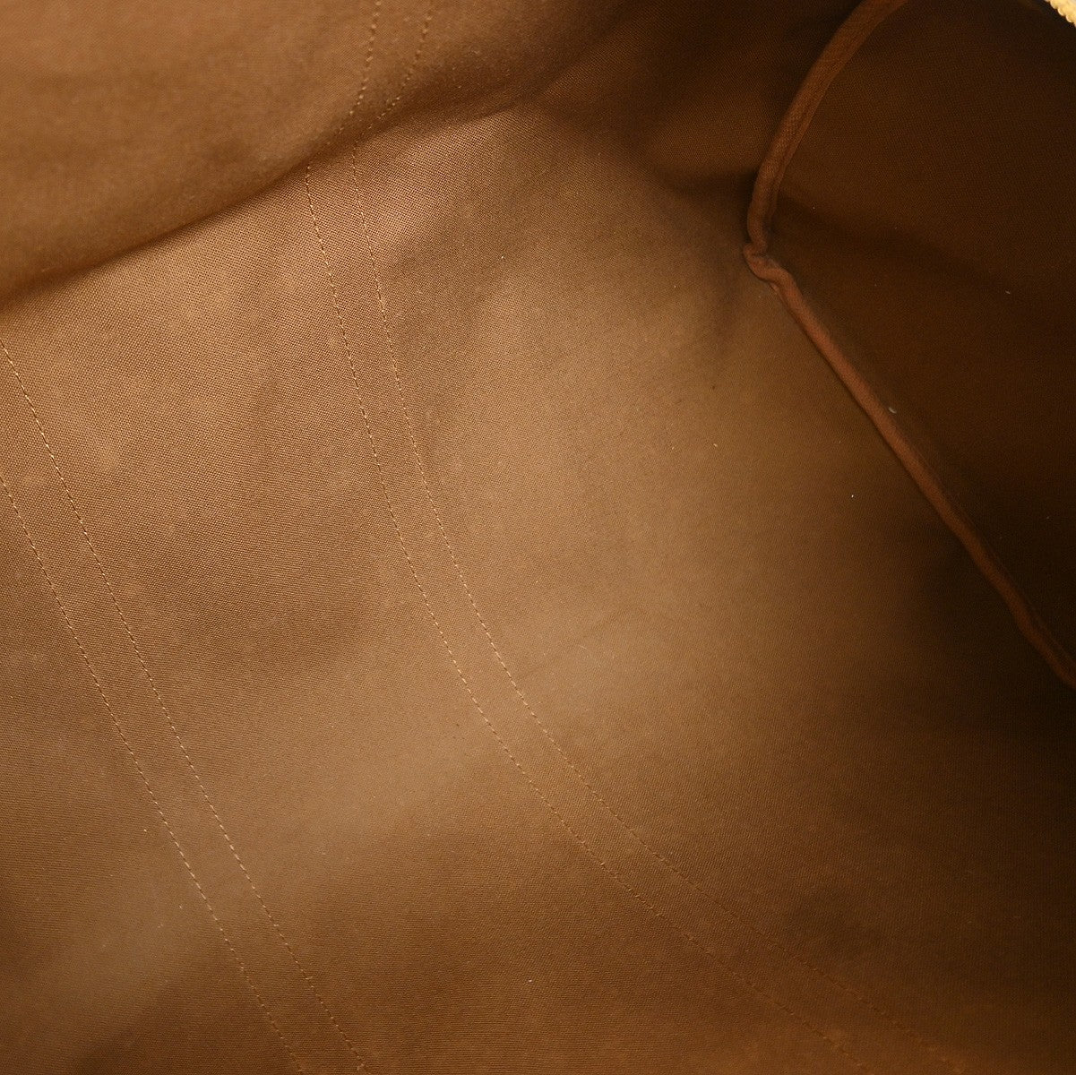 Louis Vuitton Keepall Bag Monogram Canvas Brown Canvas Travel Bag