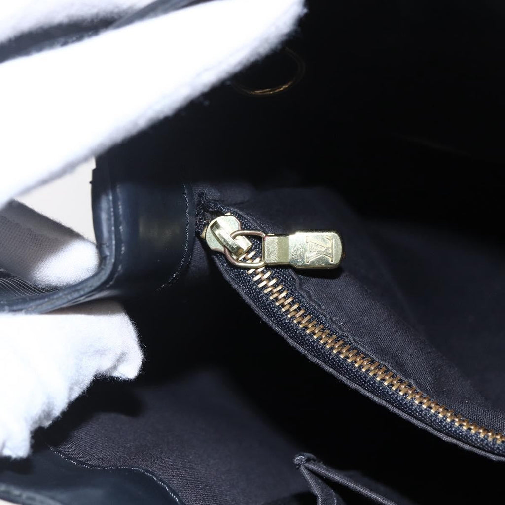 Louis Vuitton Mandara Handbag Epi Leather Black Leather Shoulder Bag