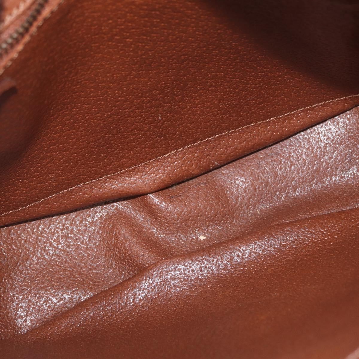 Louis Vuitton Jeune Fille Handbag Monogram Canvas Brown Canvas Shoulder Bag