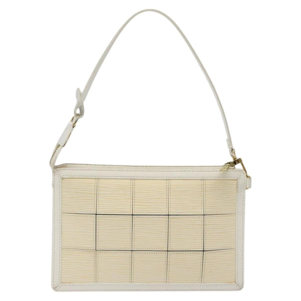 Louis Vuitton Delmonico Pochette Stretch Epi Leather Beige Leather Clutche & Pouche Bag