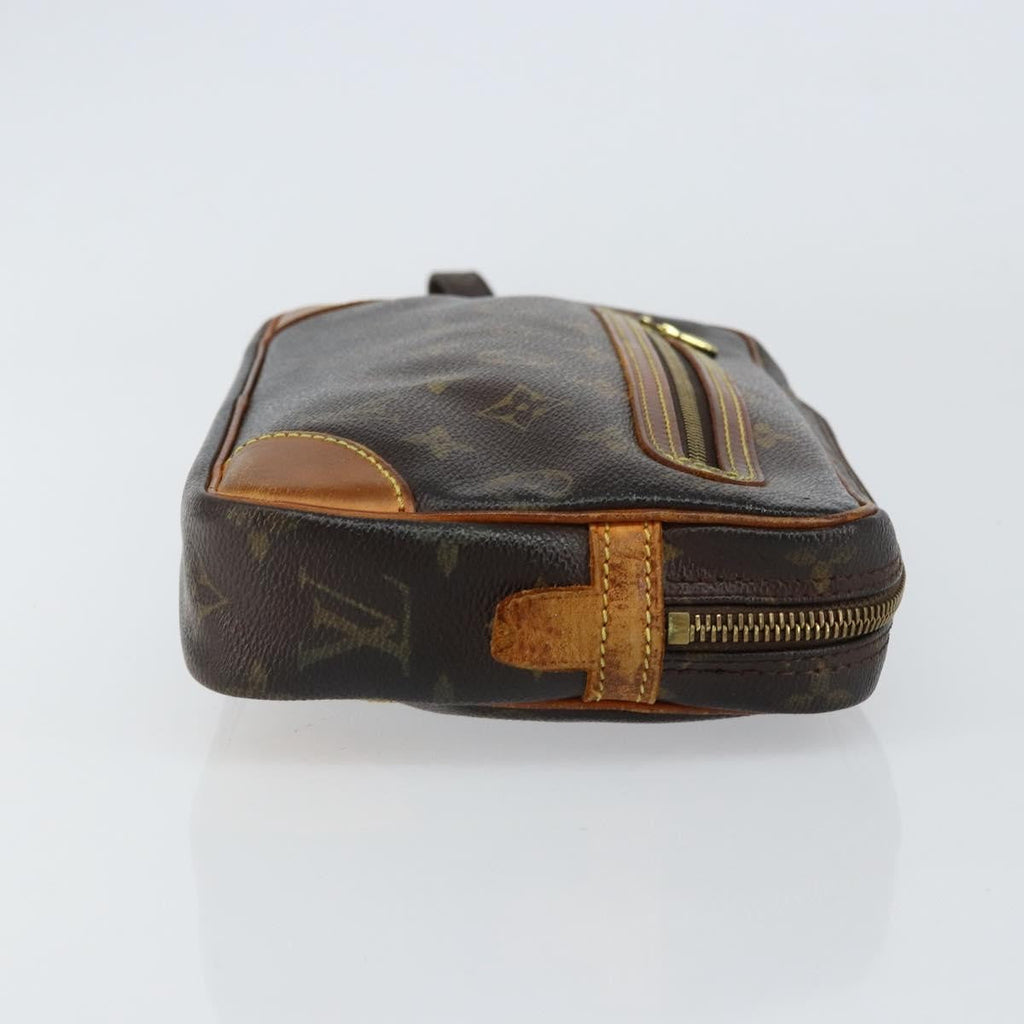 Louis Vuitton Marly Dragonne Clutch Monogram Canvas Brown Canvas Clutche & Pouche Bag