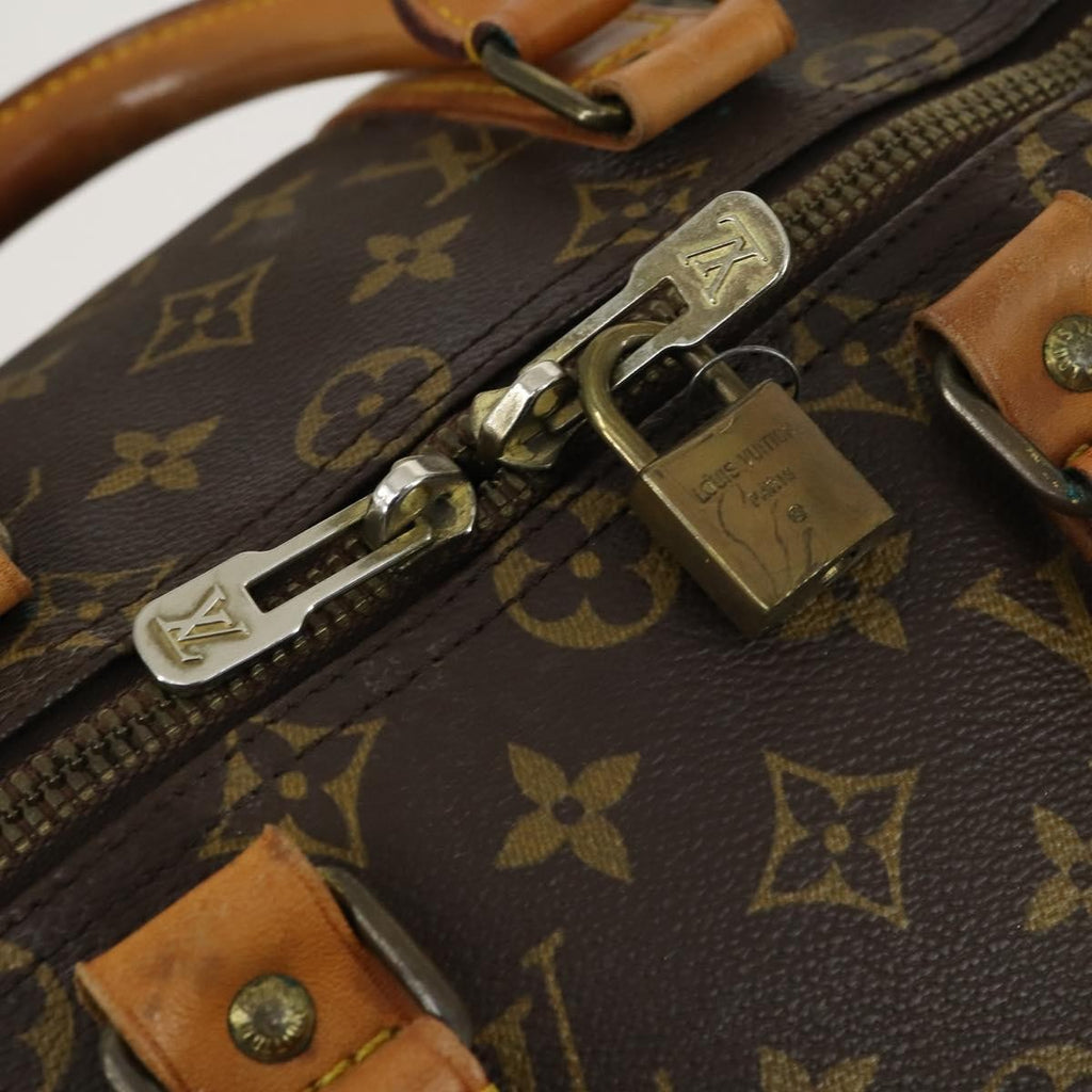Louis Vuitton Keepall Bag Monogram Canvas Brown Canvas Travel Bag