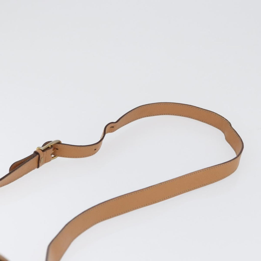 Celine Vintage Macadam Shoulder Bag Canvas And Leather Brown Canvas Shoulder Bag Bag