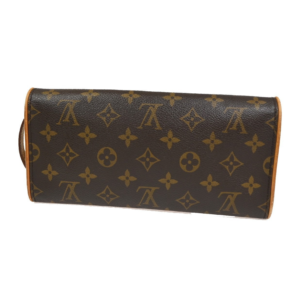 Louis Vuitton Twin Handbag Monogram Canvas Brown Canvas Clutche & Pouche Bag