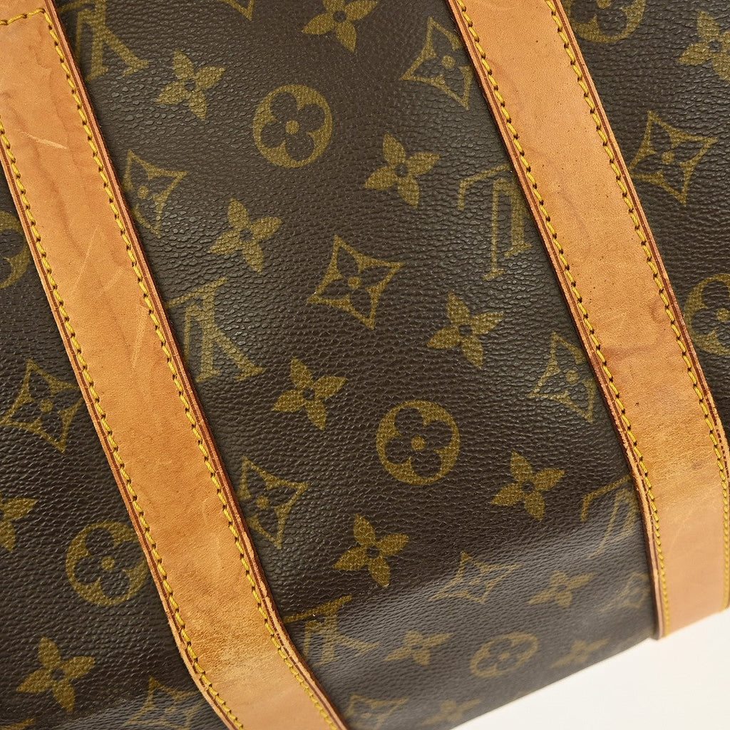 Louis Vuitton Keepall Bag Monogram Canvas Brown Canvas Travel Bag