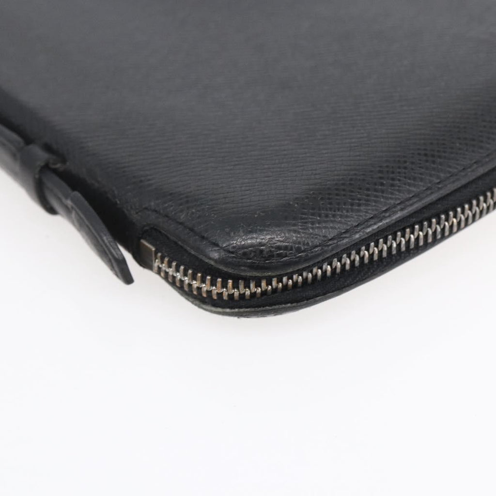Louis Vuitton Organizer De Voyage Travel Wallet Leather Black Leather Wallets Accessory