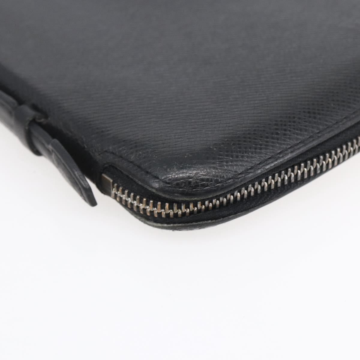 Louis Vuitton Organizer De Voyage Travel Wallet Leather Black Leather Wallets Accessory