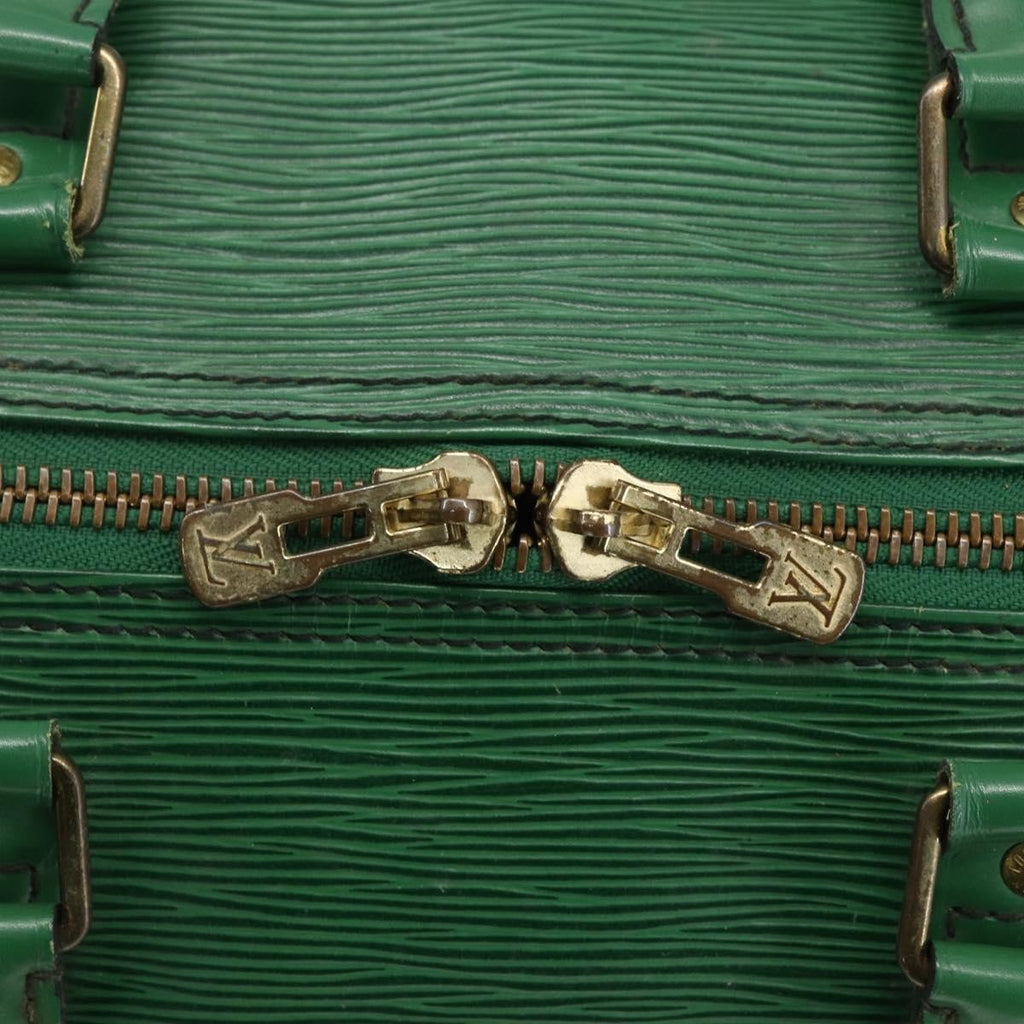 Louis Vuitton Keepall Bag Epi Leather Green Epi Leather Travel Bag