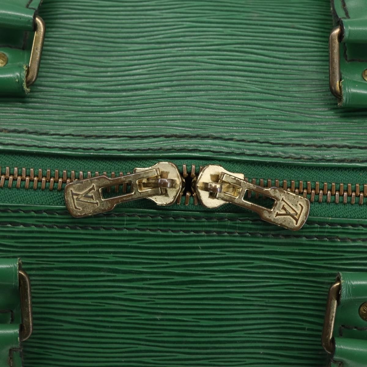 Louis Vuitton Keepall Bag Epi Leather Green Epi Leather Travel Bag