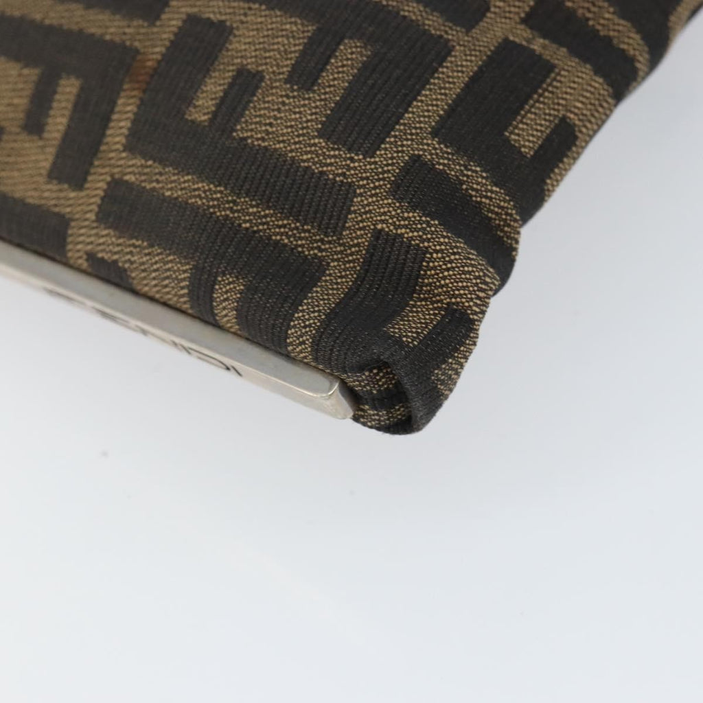 Fendi Vintage Shoulderbag Canvas Brown Canvas Shoulder Bag Bag