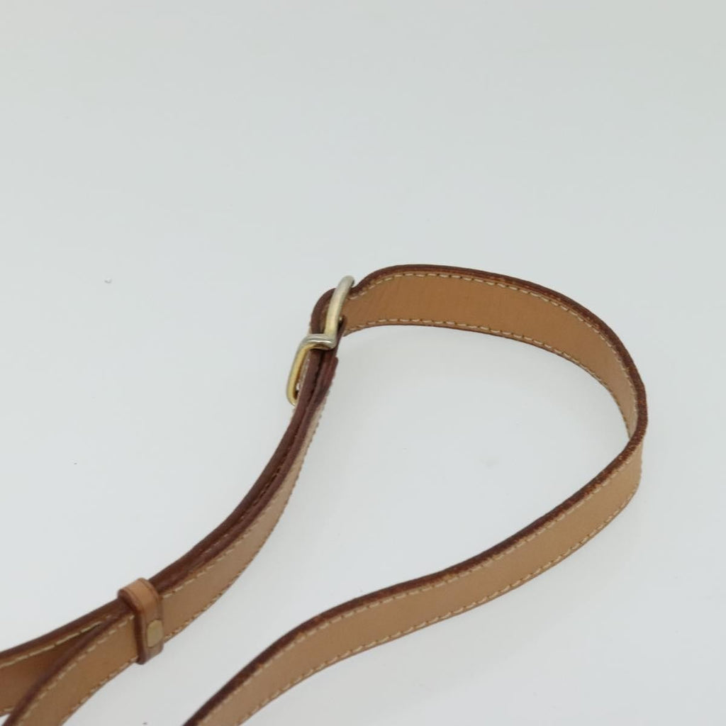 Celine Vintage Macadam Circle Logo Shoulder Bag Canvas And Leather Brown Pvc,Canvas Shoulder Bag Bag